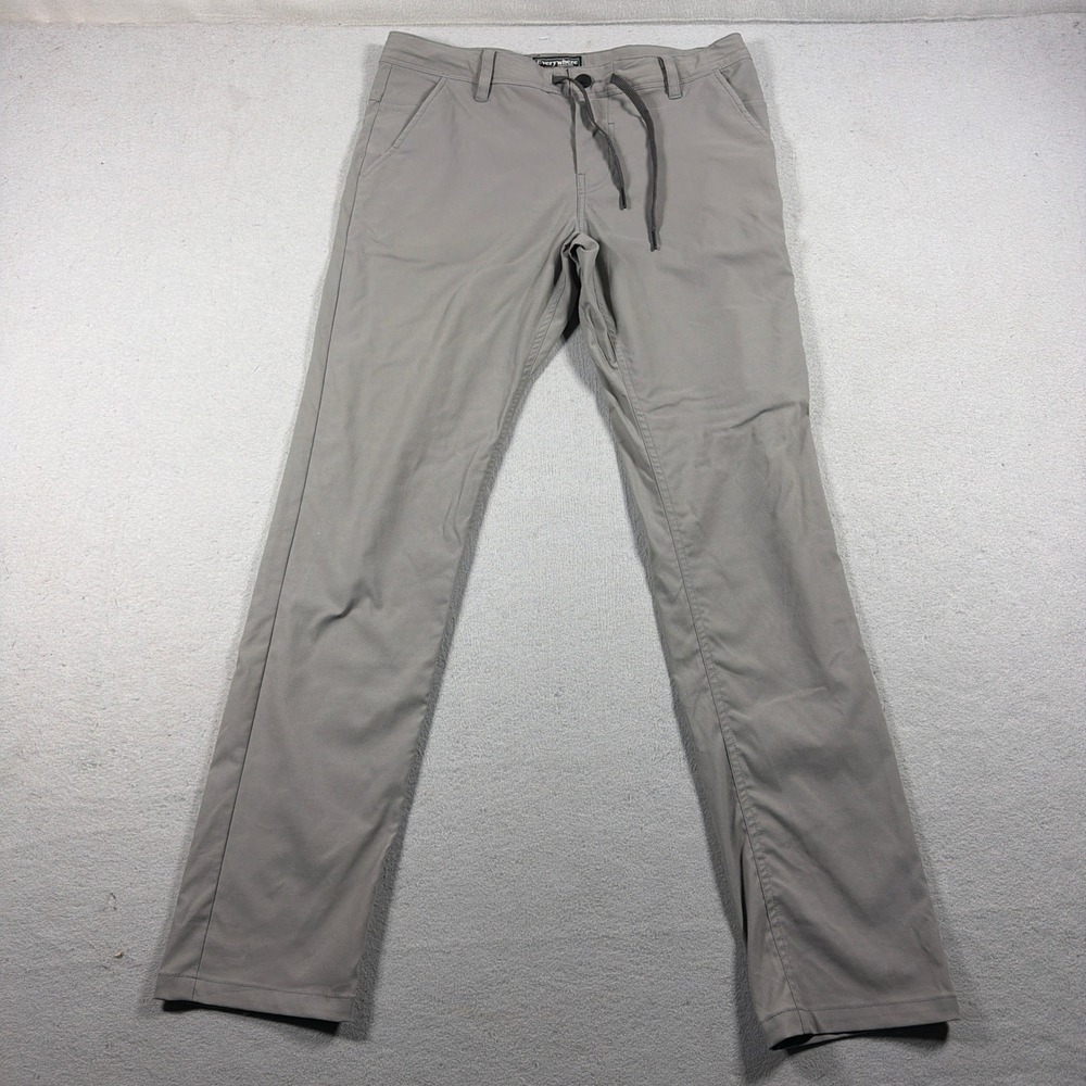686 Everywhere Pant Men Size 32 Slim Fit Gray Technical Outdoor Gorpcore Trouser
